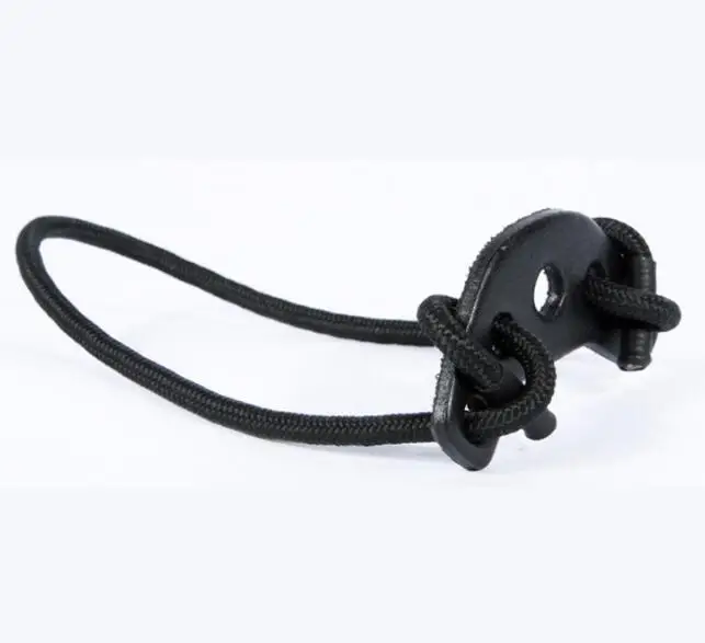 Регулируемый плетеный шнур для стрельбы из лука черного цвета|sling strap|wrist slingstrap sling