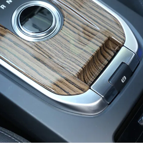 

Sands Wood Grain Style ABS Plastic Gear Shift Panel Cover Trim For Land Rover Discovery Sport 2015-2017 Car Accessories