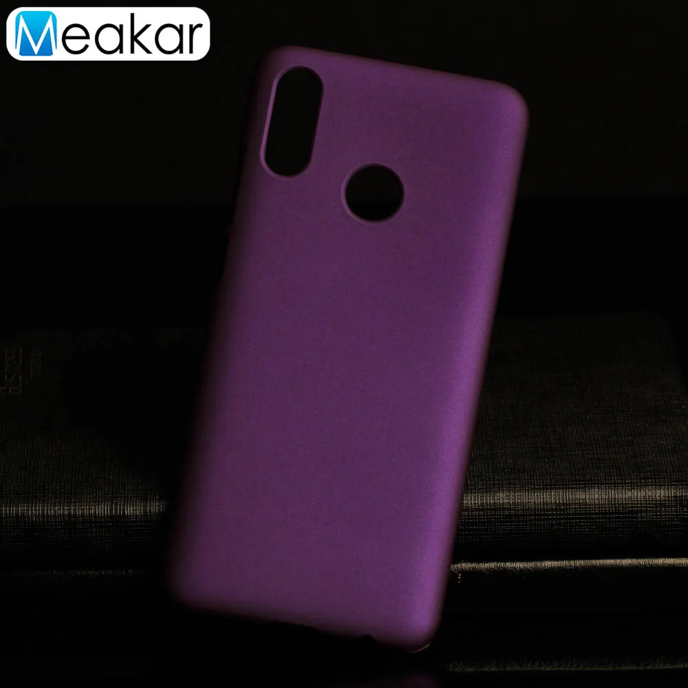 Матовый пластиковый чехол 6,21 для huawei P Smart чехол для huawei P Smart чехол-лента на заднюю панель - Цвет: Purple