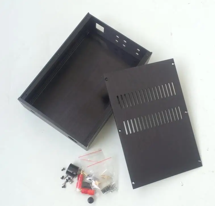 JC2208A DIY полностью алюминиевый усилитель мощности предусилитель шасси/усилитель