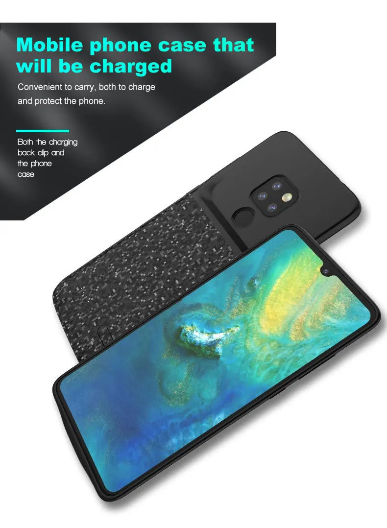 TOPZERO Мягкий силиконовый чехол для зарядного устройства для huawei mate 20 Pro power bank чехол для huawei mate 20 Lite power чехол Fundas