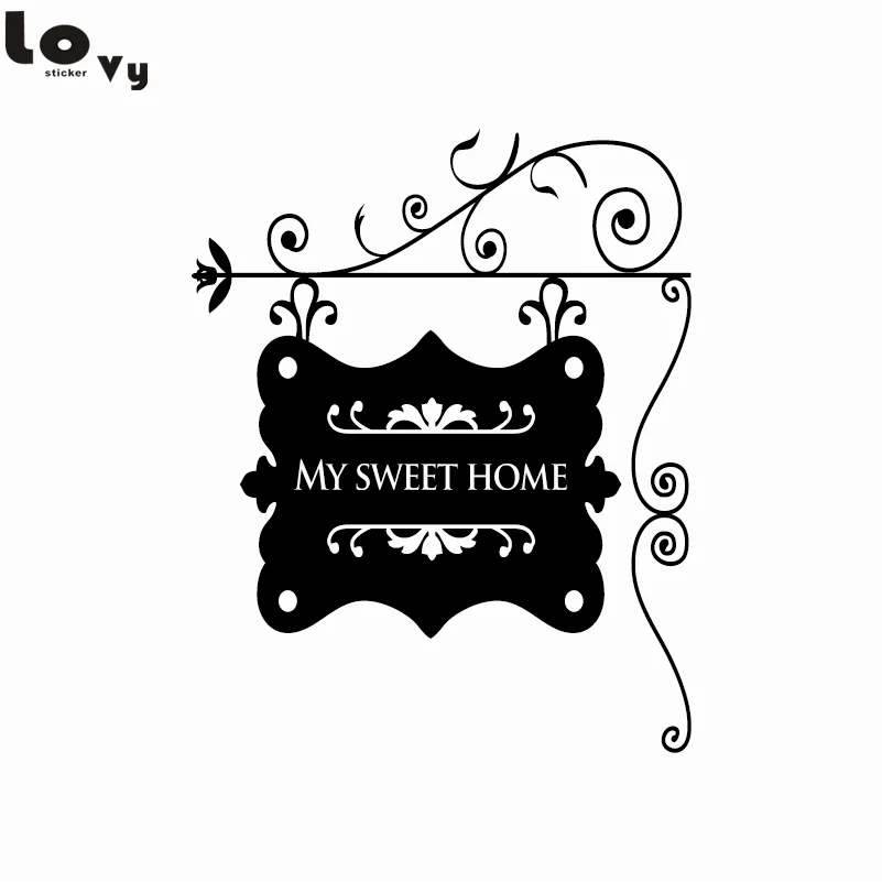 Виниловая настенная наклейка MY SWEET для креативного английского письма