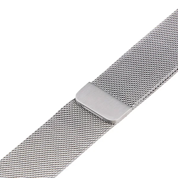 Silver Leecnuo Нержавеющая сталь ремешок для наручных часов для Apple Watch, версии Series3/2/1, 42 мм, 38 мм, версия браслет ремешок для наручных часов Apple Watch 4 42 мм мессенджер через плечо на магнитной застежке - Цвет ремешка: Silver