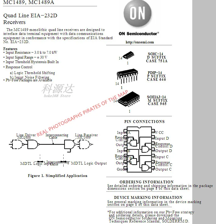10 шт./лот MC1489AD SOP14 MC1489 MC1489A в наличии