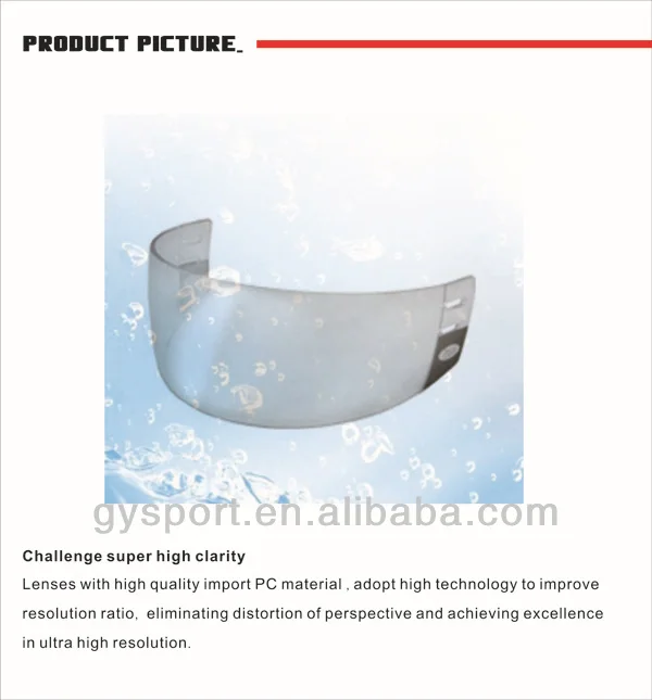 Крутой и Новый козырек для защиты лица хоккея с сертификатом CE бесплатная