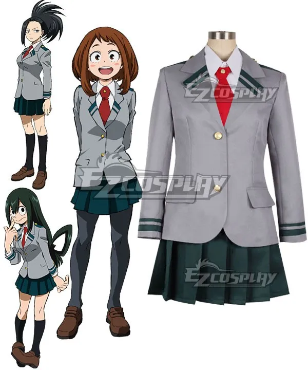 Моя геройская Академия Boku no Hero Akademia очако урарака Kyoka Jiro Tsuyu Asui школьная форма