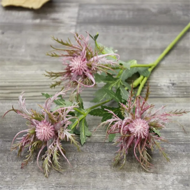 Искусственный длинный стебель петрушки (3 головки/штука) искусственный цветок