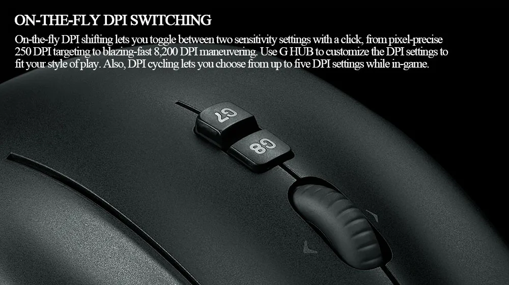 Игровая мышь logitech G600 MMO проводная мышь от logitech с 8200 dpi Opticali Подлинная для overwatch DOTA PUBG для мыши геймера