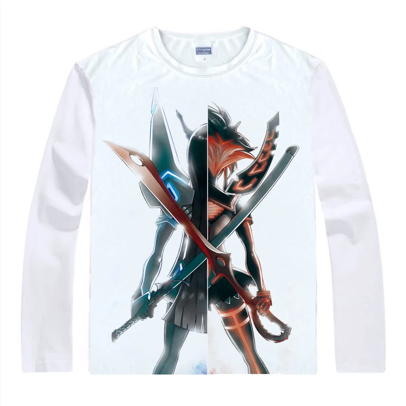 Coolprint японский Футболка с изображением в стиле аниме KILL La футболки мульти стиль