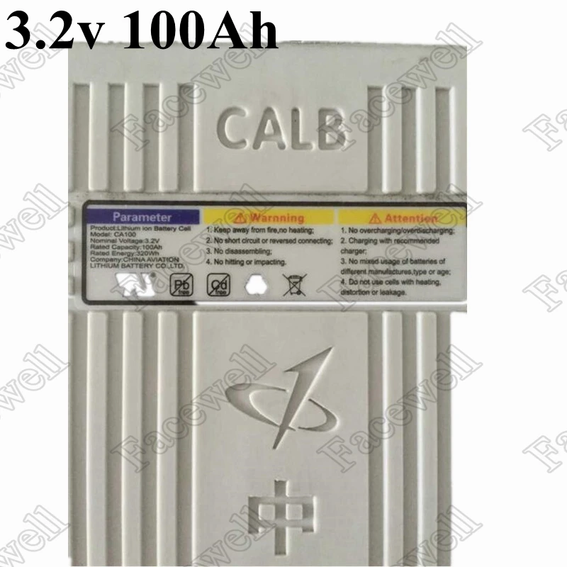 Высокая емкость 3 2 v lifepo4 батарея 100ah клетки 100A Ремонтный комплект батарей для
