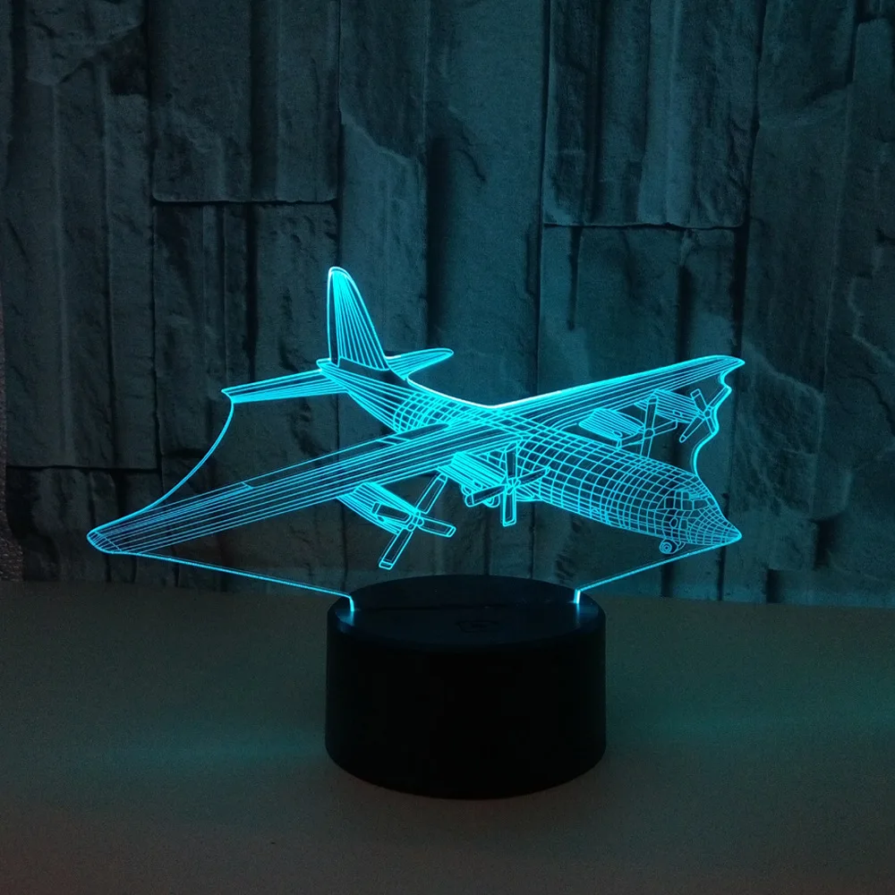 Светодиодный акриловый ночсветильник с пультом ДУ 7 цветов|led night|light lamp3d light |