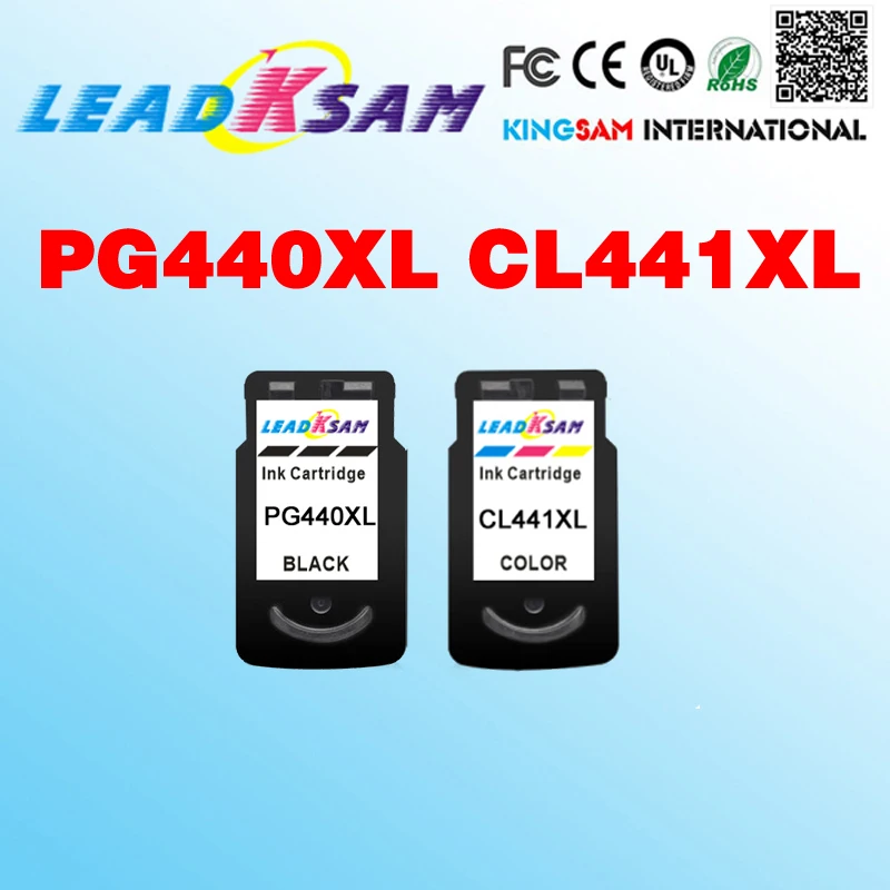 Картриджи LEADKSAM совместимые с PG 440 CL 441 чернилами PG440 CL441 PIXMA MG4240 MG4140 MG3540 MG3240 MG3140