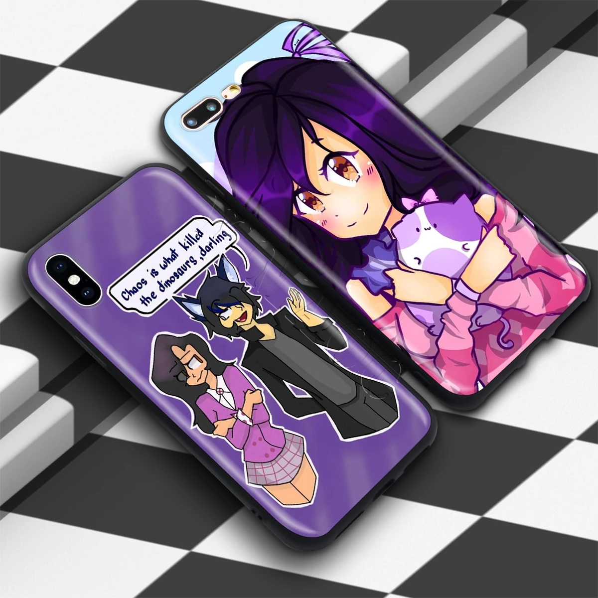 Мягкий силиконовый чехол YIMAOC Aphmau Kawaii для iPhone 11 Pro XS Max XR X 8 7 6 6S Plus 5 5s se|Бамперы| |