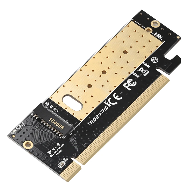 M.2 NVMe SSD адаптер M2 к PCIE 3 0 X16 контроллер карта M Key интерфейс Поддержка PCI Express 0x4 2230-2280