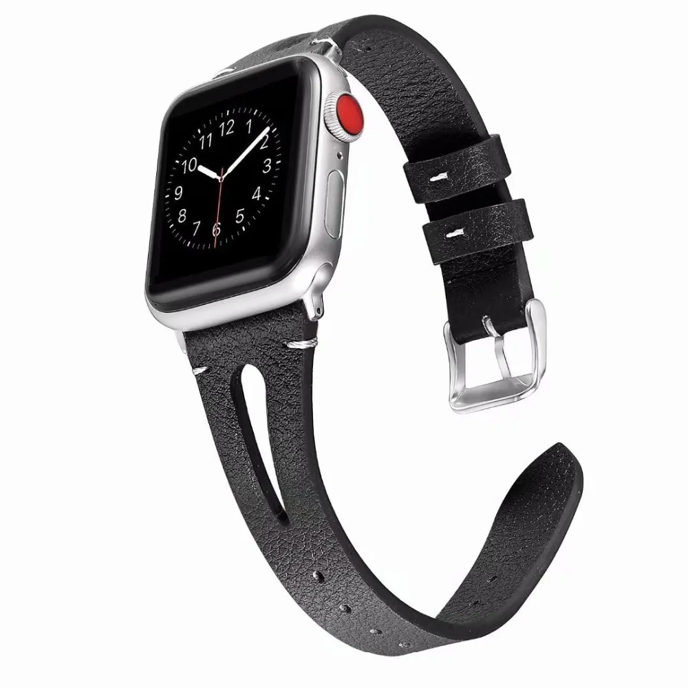 Горячая продажа петля для Apple Watch кожаный ремешок 40 мм 44 серия 4 3 2 1 iwatch 38 42 |