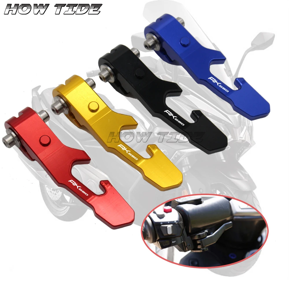 

CNC Aluminum Parking Brake Lever For KYMCO AK550 2017 2018 Motorcycle Accessories LOGO AK550