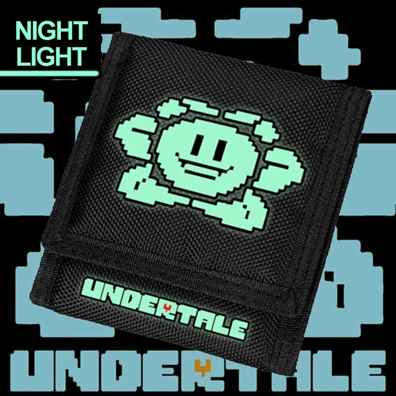 noctilucence 01 Кошелек MeanCat Undertale Flowey The skeleton brothers с игровыми фигурами для мальчиков и девочек и взрослых - Цвет: noctilucence 01