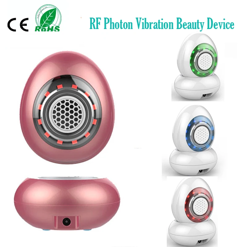 Высокочастотная вибрация RF радиочастотная 3 вида цветов Led фотон омоложение кожи