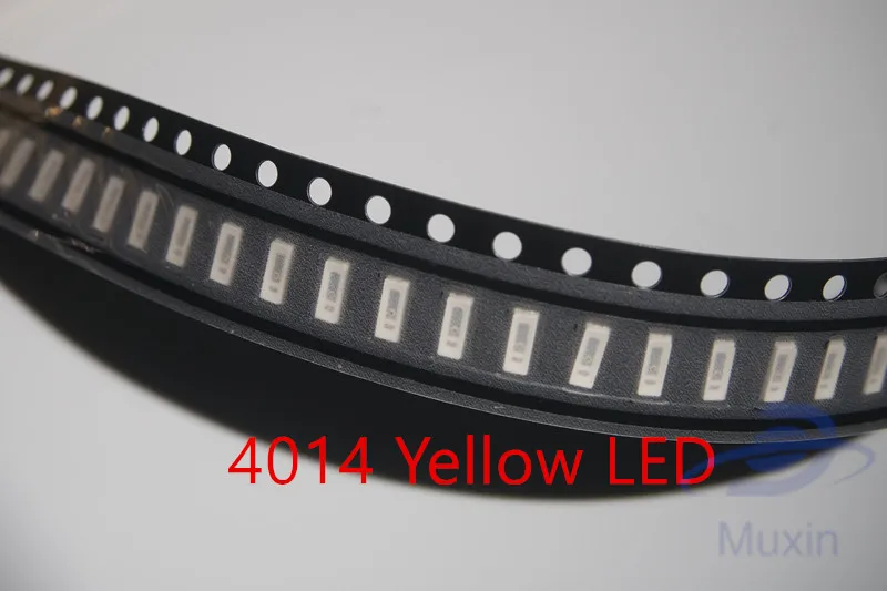 Бесплатная доставка 50 шт. 4014 smd led Желтый поверхностный монтаж. 4 0*1 мм светодиод 0 2