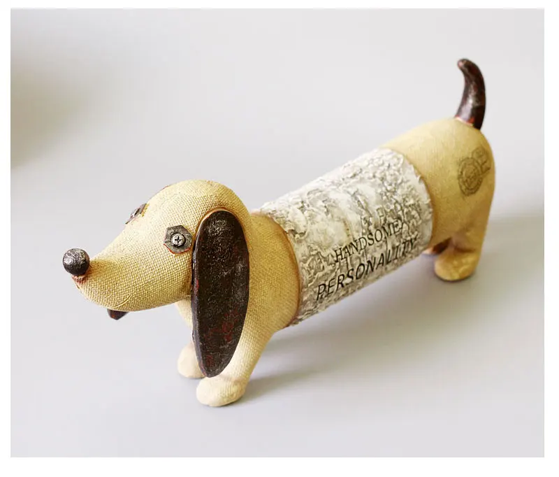 Смола такса собака фигурки украшения дома интимные аксессуары Сказочный Сад