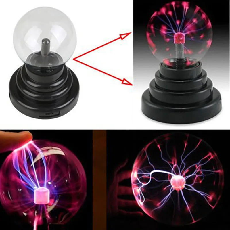 Волшебная плазменная шариковая лампа 8 дюймов настольная ночник Ночная подарок