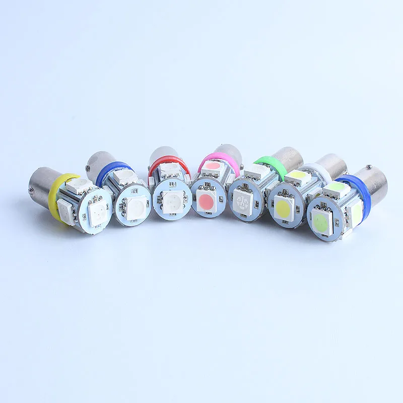 10X T11 BA9S 5 SMD 5050 Светодиодный Светильник лампы 5SMD T4W 1445 Q65B H6W 182 53 57 автомобильные