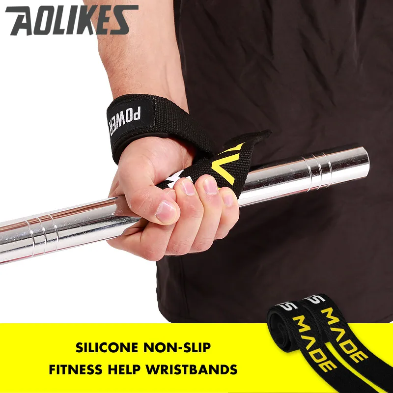AOLIKES, 1 пара, браслет для занятий тяжелой атлетикой, спортивные, профессиональные, тренировочные, повязки на руку, поддержка запястья, ремни, обертывания, защита для спортзала, фитнеса