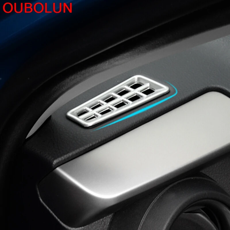 OUBOLUN 2 шт. ABS хромированный матовый корпус вентиляционного отверстия для