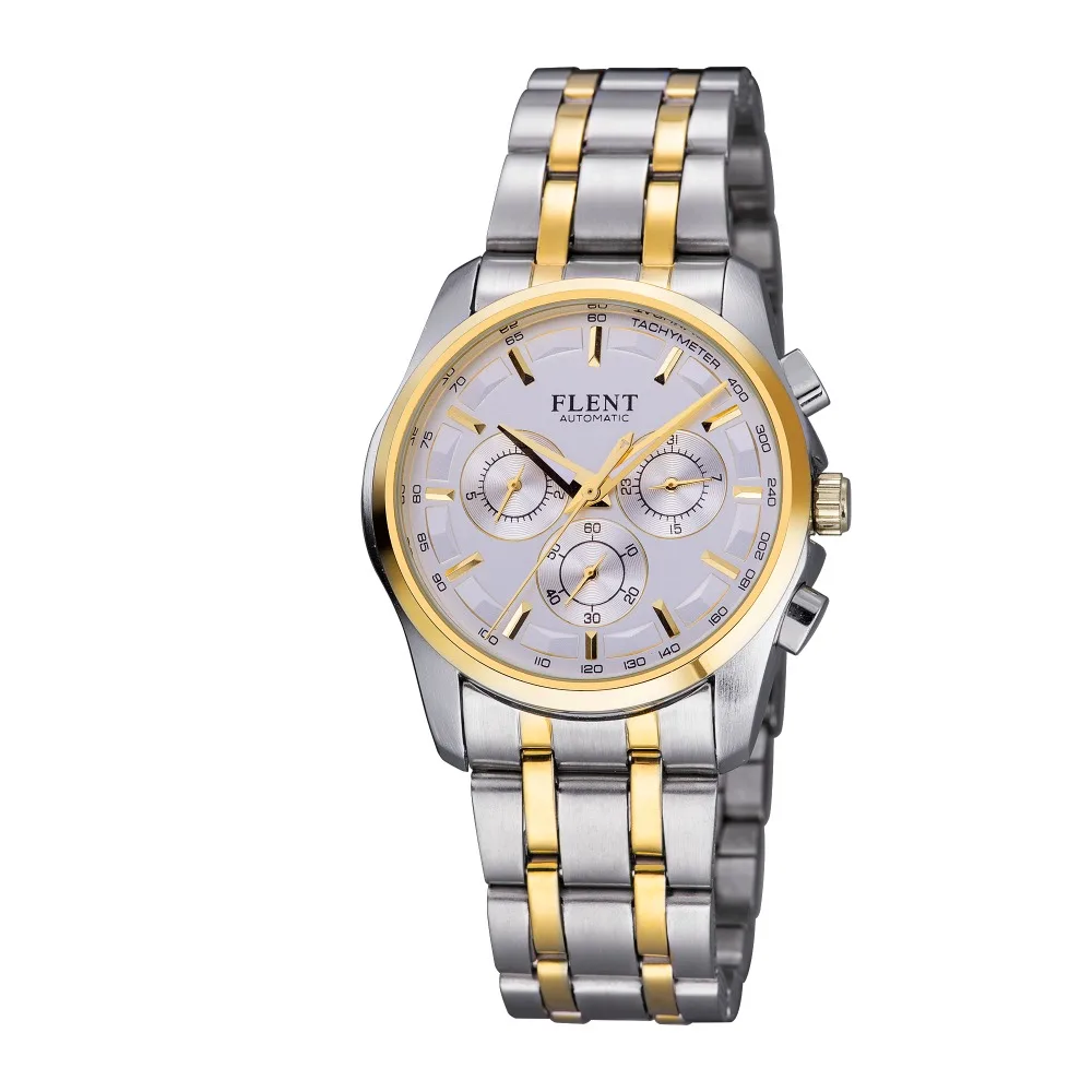 Мужские Аналоговые часы с автоматической датой и автоподзаводом браслет из