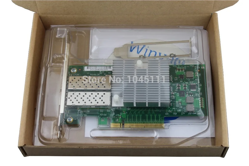 Сетевой адаптер Winyao E10G82599AF PCI E 10000 Мбит/с IntelJL82599ES X520|ethernet network adapter|dual portnic card |