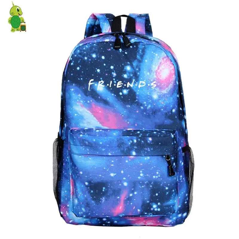 1 Рюкзак для друзей Mochila, повседневные дорожные сумки для женщин и мужчин, рюкзак для ноутбука, светящиеся школьные сумки для подростков, мальчиков и девочек, детский рюкзак для книг - Цвет: 1