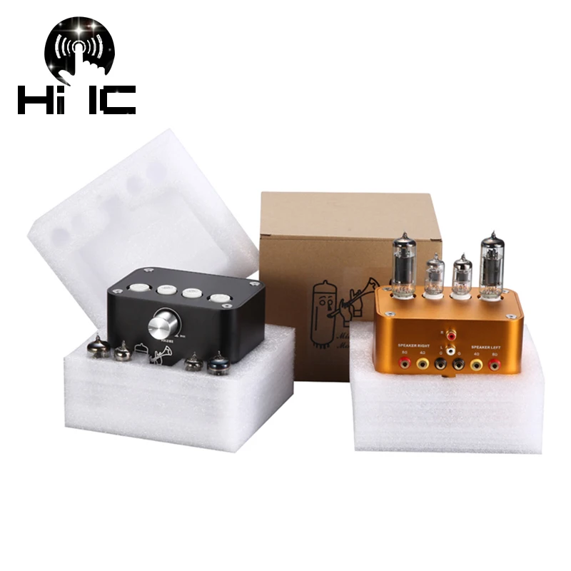6J1 + 6P1Tube Amp HiFi мини усилитель желчи буфера Desktop ламповый усилитель|Усилители