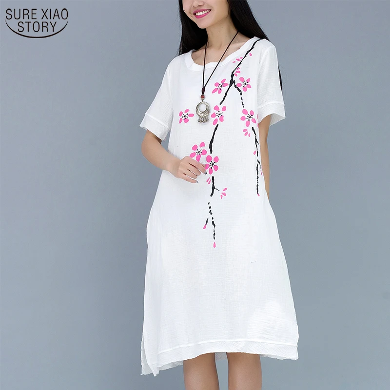 Новый Лето 2017 г. модные женские туфли Платья для женщин с цветочным принтом