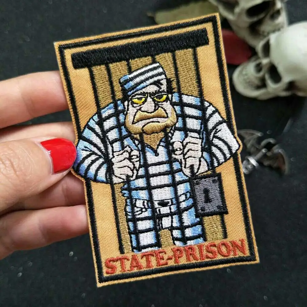 Патчи для одежды в стиле государственной тюрьмы|iron on patch embroidered|patch iron oniron patches |