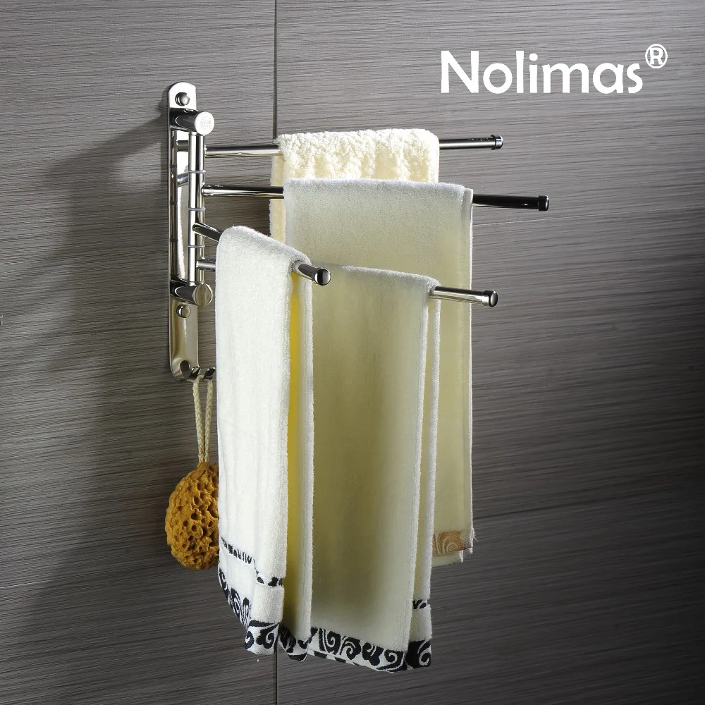 SUS304 Нержавеющая сталь Ванная комната качели полотенце для рук баров руки