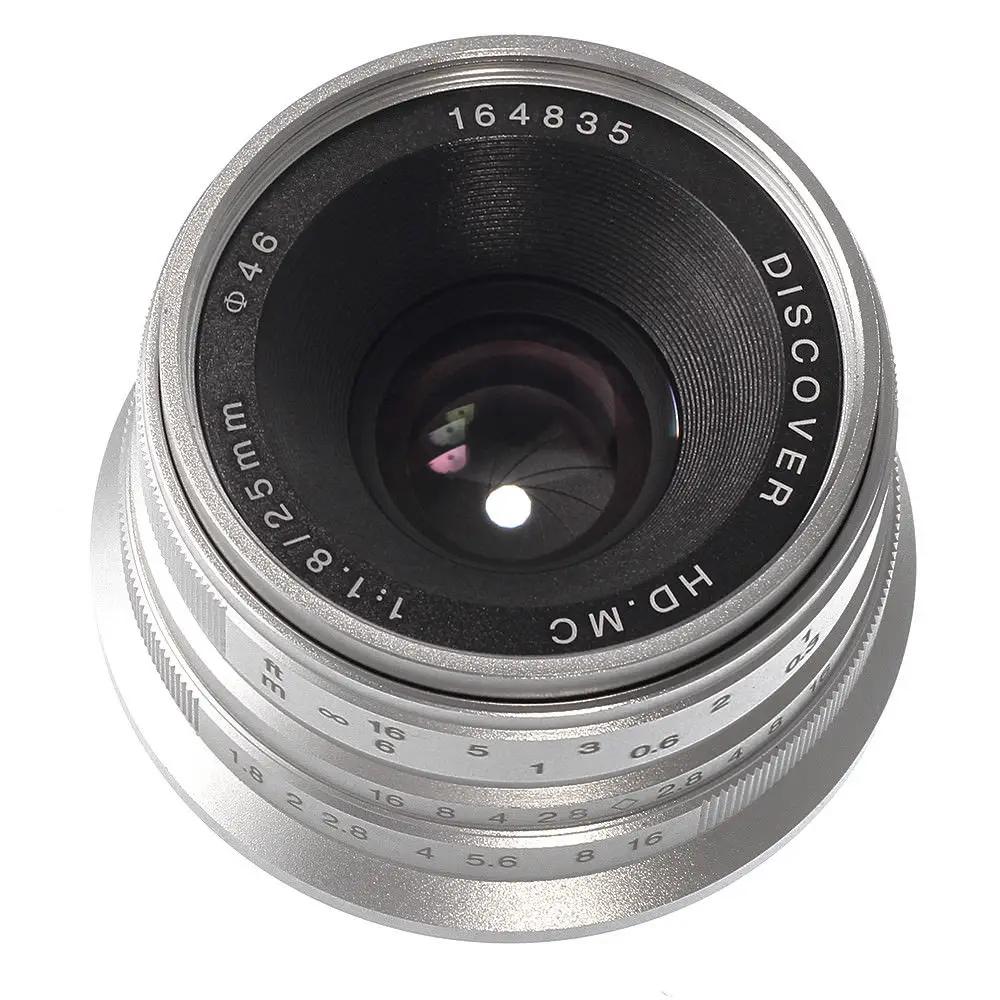 25 мм F/1 8 основной объектив Ручной фокус MF для Sony E mount A6500 A6300 NEX 3 3N/3R/C3/F3K A7 A7II A7R A7RII A7S