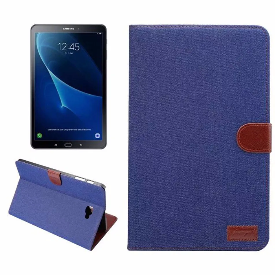 Magnet Case For Samsung Galaxy Tab A A6 10.1 2016 T580 T585 T580N SM-T580 Cover Cases Funda Tablet Luxury PU Stand Shell + Pen | Компьютеры