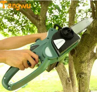 Электрическая пила бесплатная доставка 18 в перезаряжаемая цепная электрическая