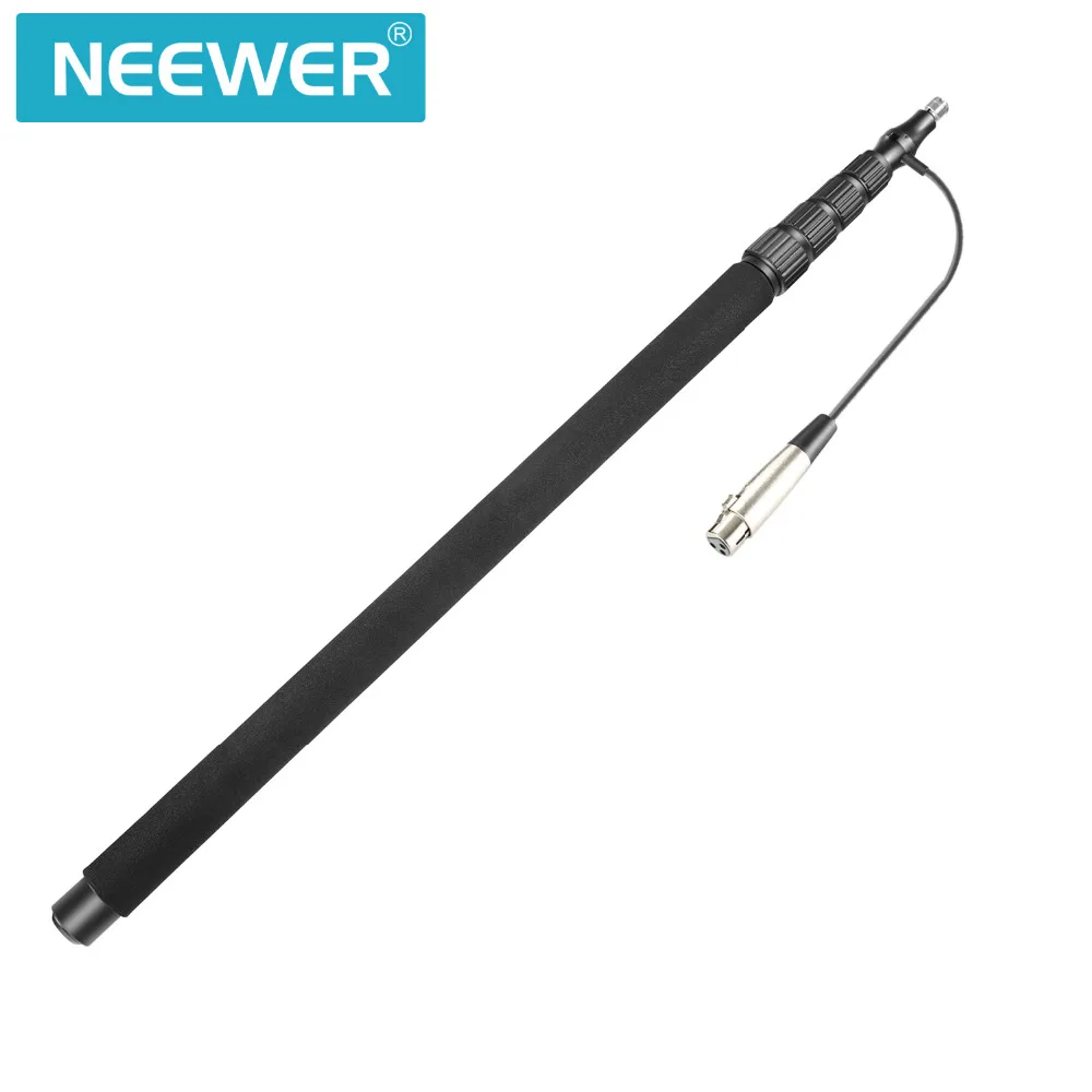 Neewer микрофон стрела со встроенным XLR кабелем 5 секционный выдвижной с захватами и