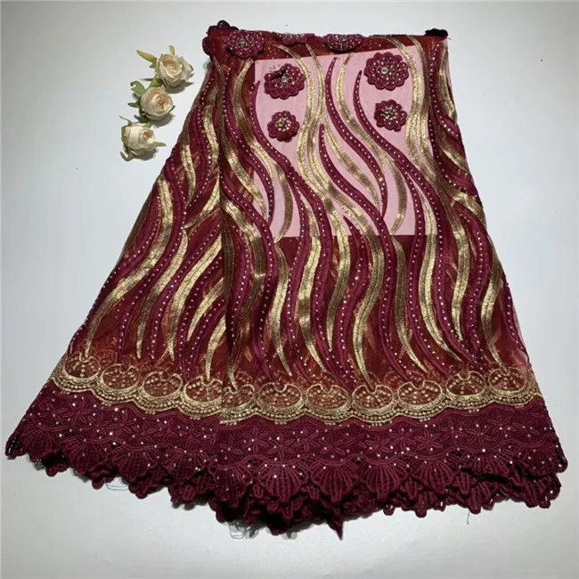 Последние африканские шнурки 2018 высокое качество нигерийские кружевные камни