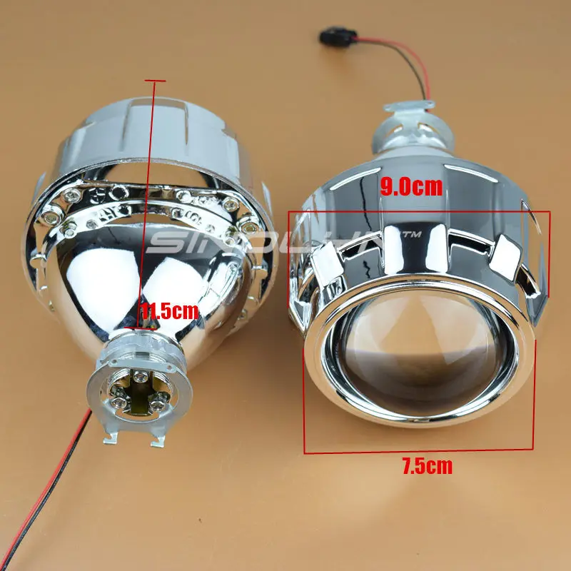 Линзы для фар Sinolyn HID проектор Биксеноновые линзы 2,5 LHD/RHD полный комплект аксессуары для модернизации автомобиля стиль H7 H4 4300K 6000K 8000K