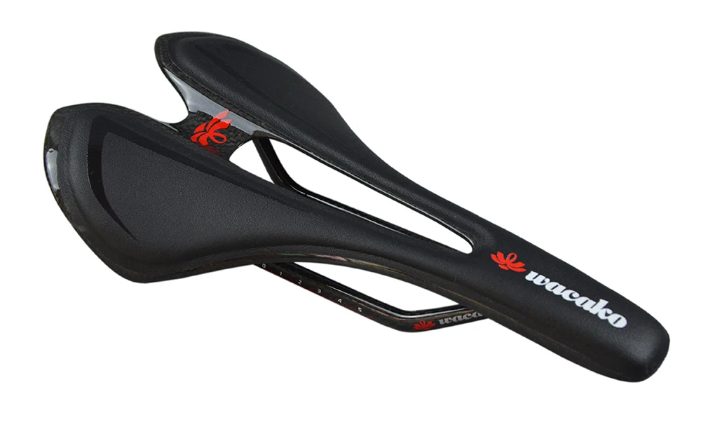 

wacako Carbon Saddle Ultralight 129g Full Carbon Fiber+Genuine Leather Bicycle Saddle MTB Road Cycling Bike Saddle Seats