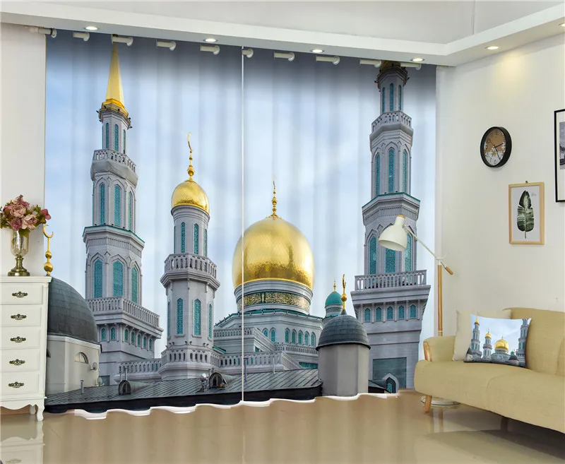 Роскошные 3D занавески драпировки для гостиной офиса гостиницы дома настенный