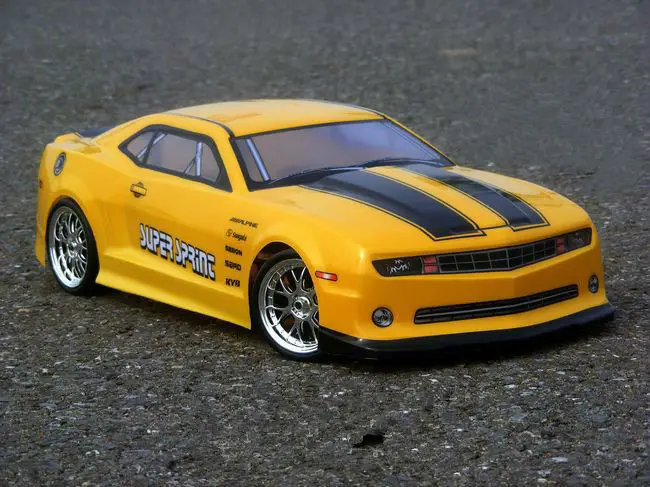 2 шт./компл. Camaro 1:10 ПВХ дрейф на дороге роспись корпус с ветер хвост для HSP Traxxas Tamiya 3
