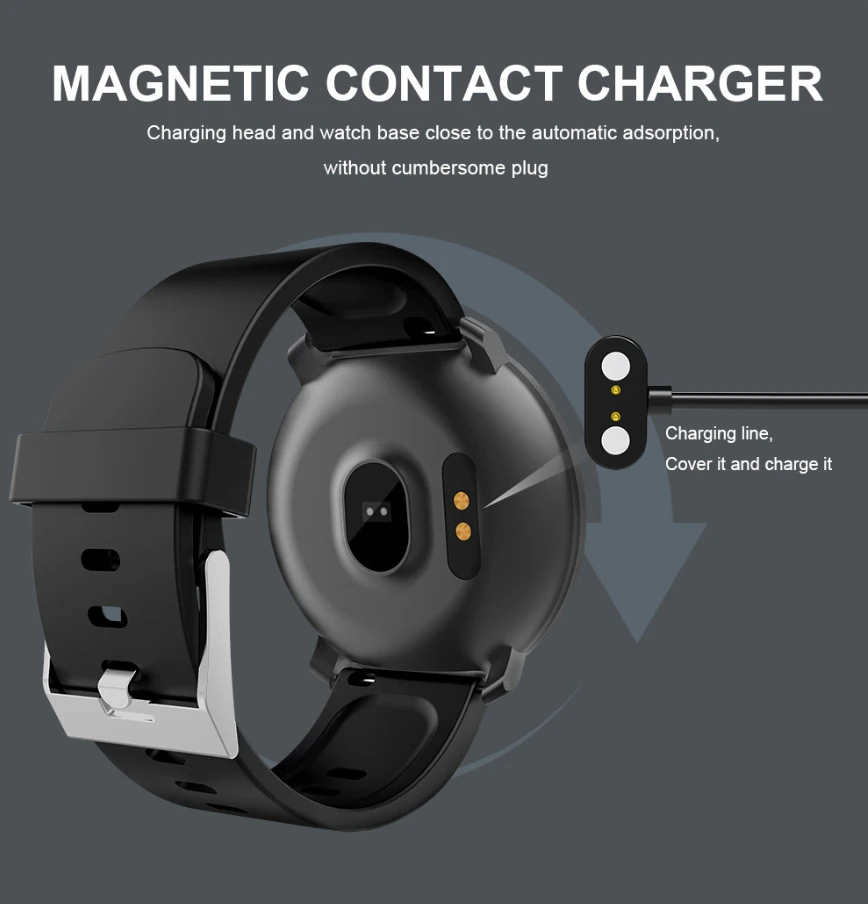 Полный сенсорный M31 smart watch 1,3 дюймовый цветной экран, для здоровья, с экраном частоты сердцебиения, Мониторинг Артериального Давления я спортивный смарт-браслет P68 подарок