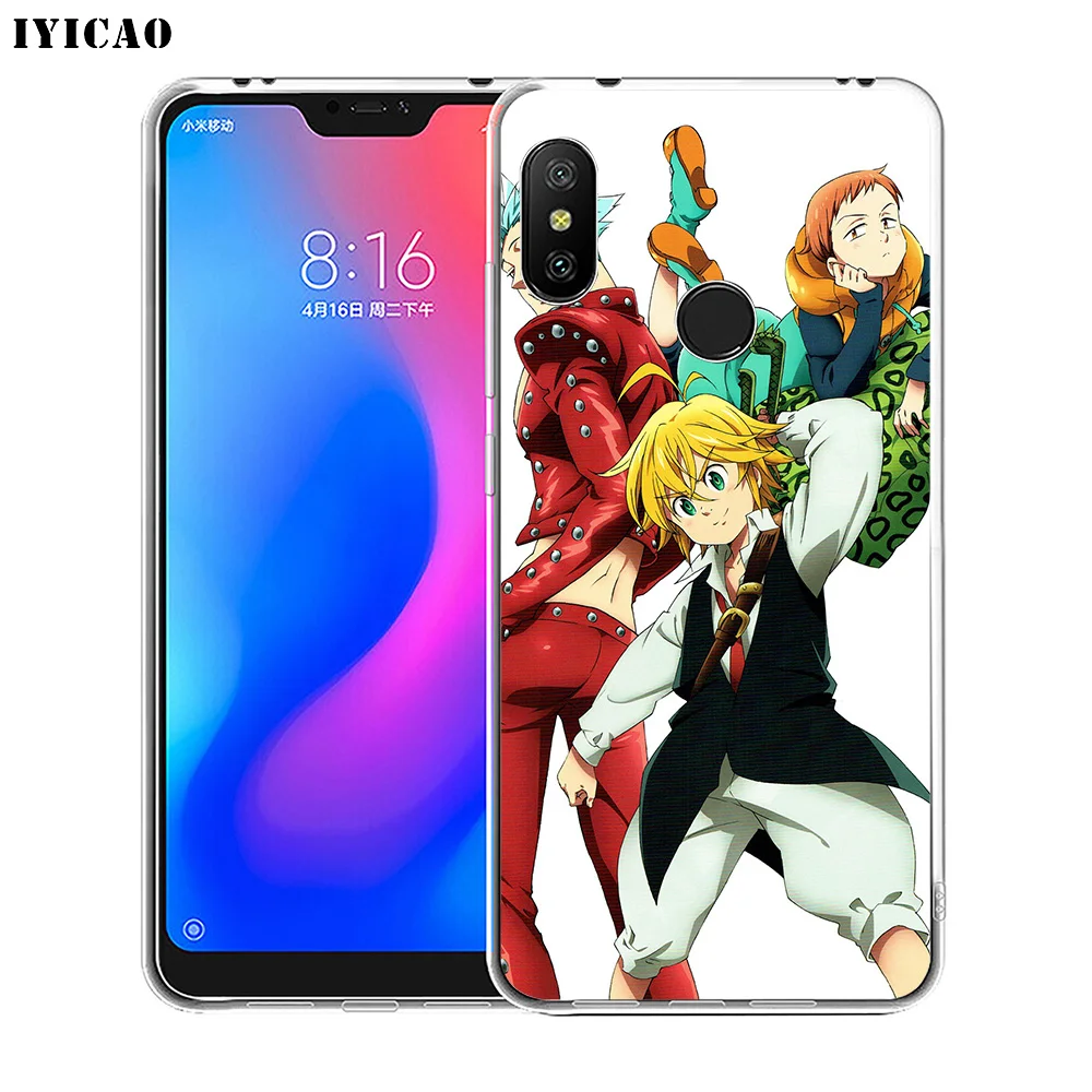 Мягкий силиконовый чехол для телефона IYICAO The Seven Deadly Sins Xiaomi Redmi 4A 5A 6A Note 7 6 5 Pro Plus 4X
