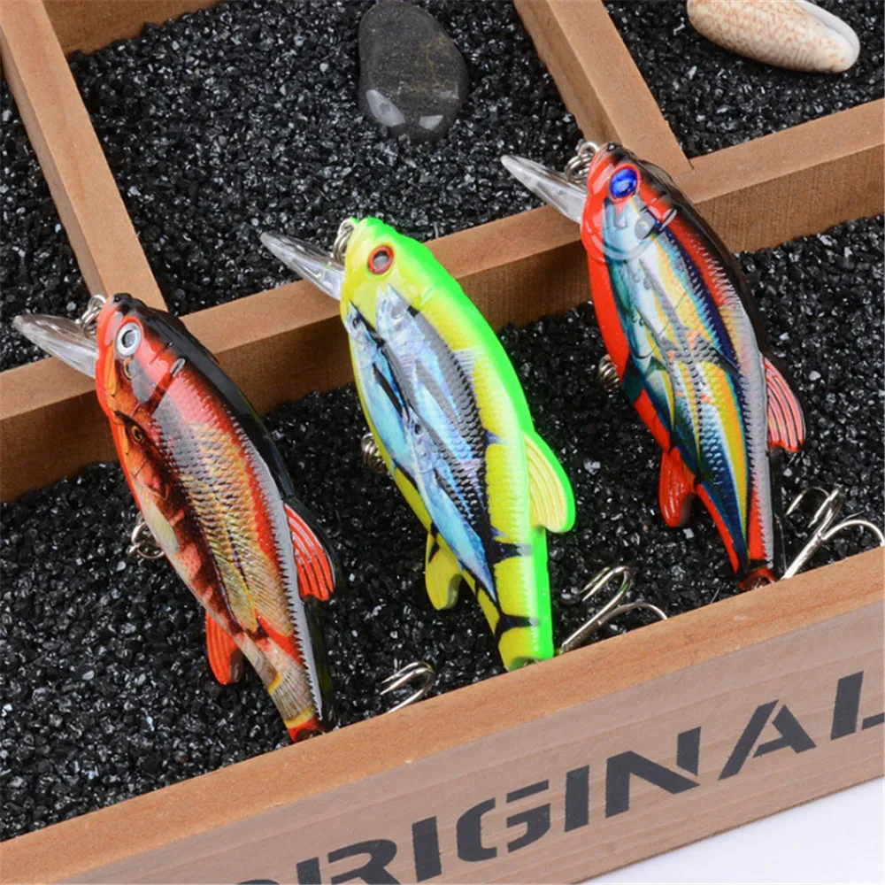 FISHINAPOT 1 шт. Новый Окрашенные 8 см 10 9 г искусственная приманка для рыбалки твердая с