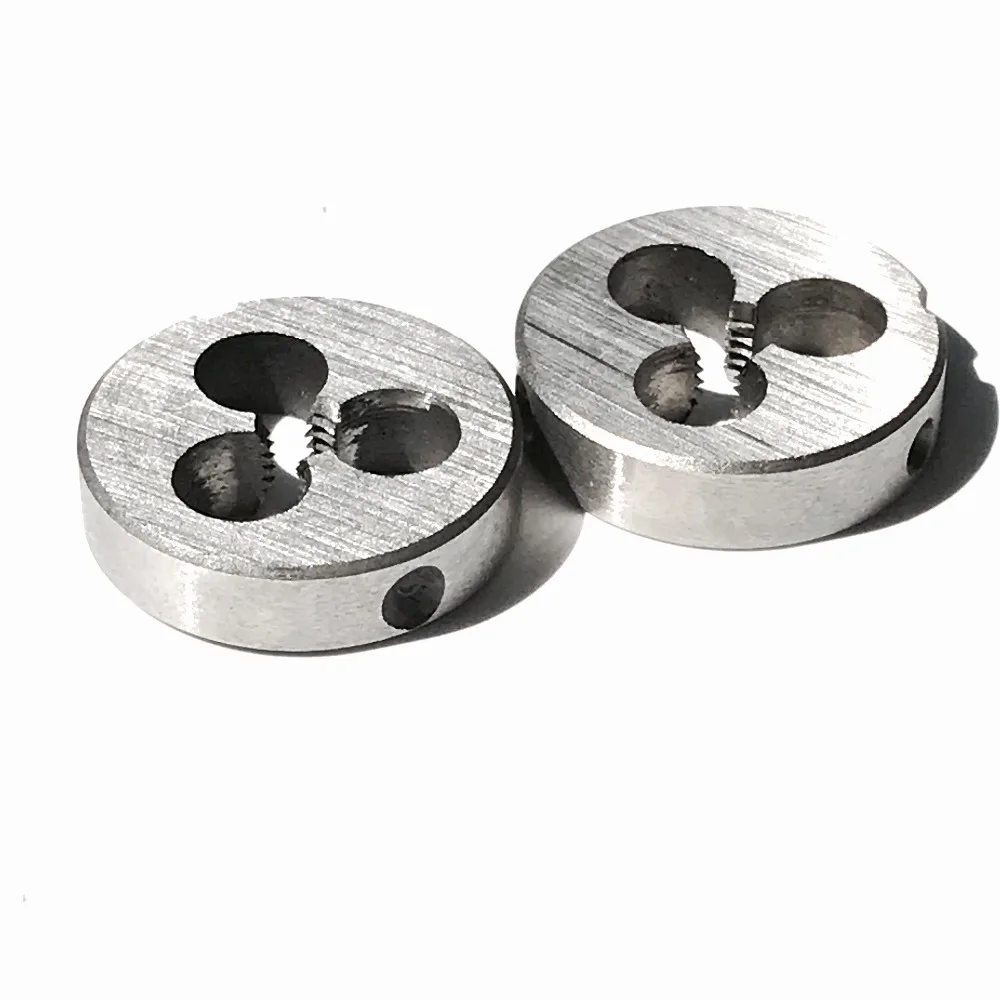 Free shipping of 2pcs metric standard dies M4 *0.5/0.7 mm OD 20MM threading Tools Lathe Model Engineer Thread Maker 4 x 0.7mm |