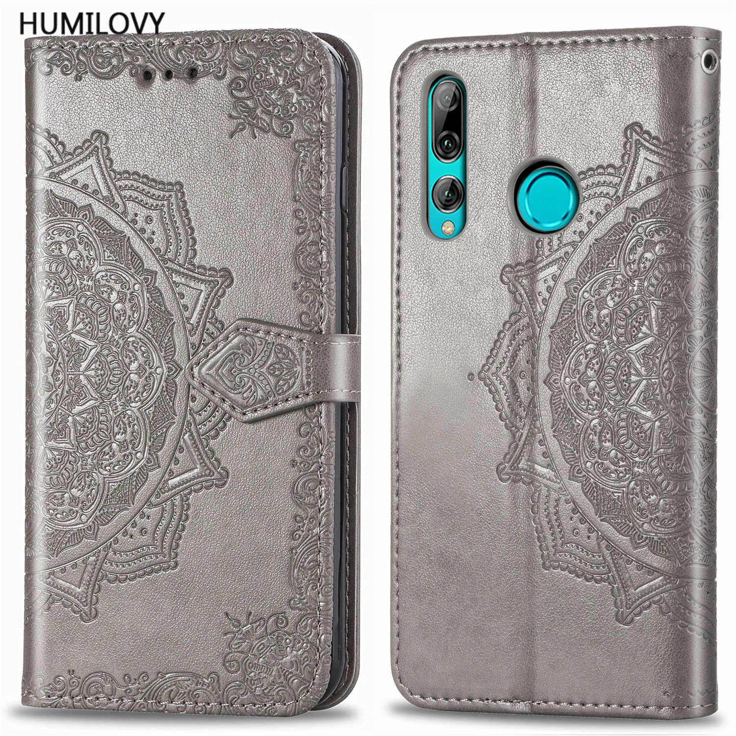 Чехол для Huawei P Smart Z чехол Y9 Prime 2019 Роскошный кожаный бумажник откидной держатель