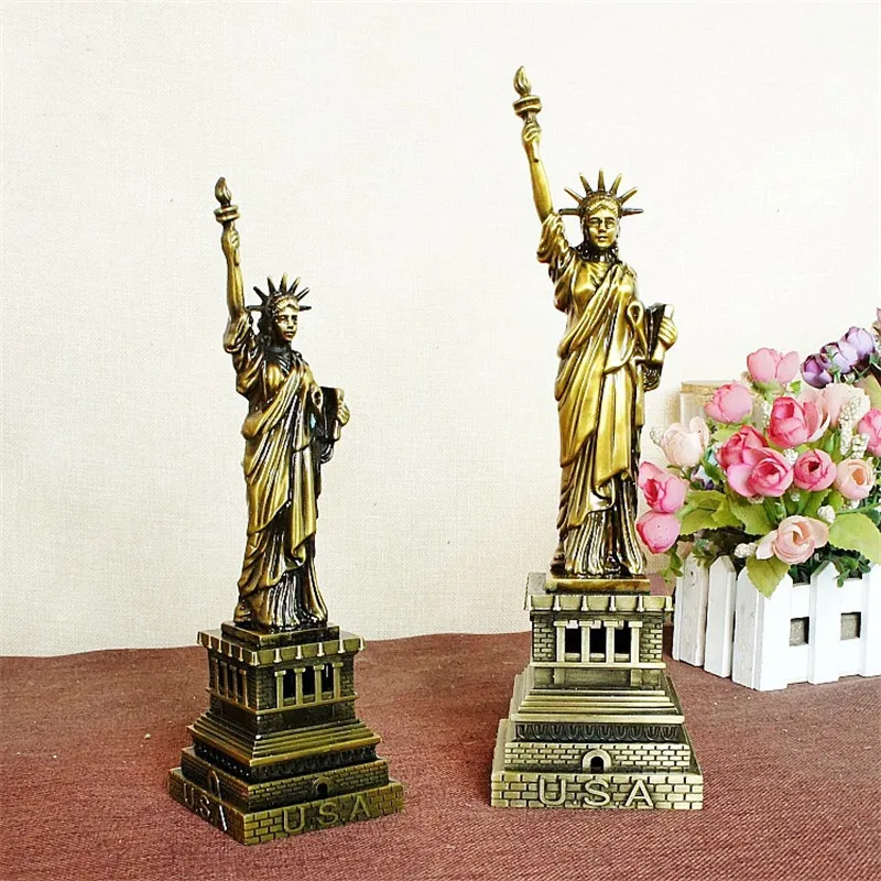Винтажный декор металлическая Ретро Статуя Свободы лучший подарок на день